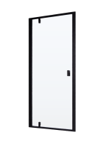 Душевая дверь в нишу Ravak Nexty NDOP1-90 профиль черный, стекло прозрачное