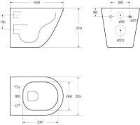 Комплект Унитаз подвесной BelBagno Sfera-r + Крышка Piano BB2111SC с микролифтом + Инсталляция TECE Now 9400412 4 в 1 с кнопкой смыва