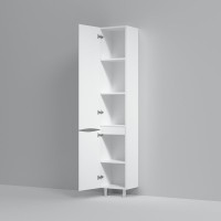 Шкаф-пенал для ванной AM.PM Like 35 L напольный, белый глянец