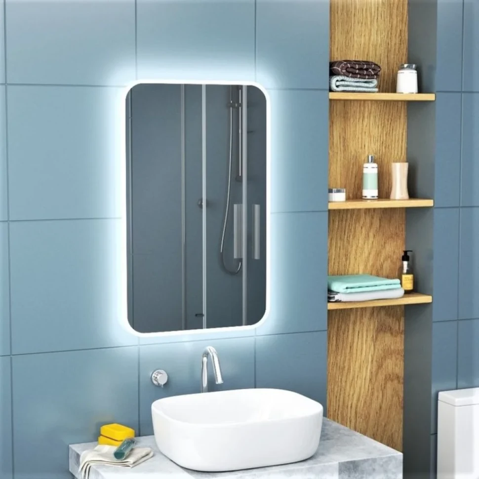 Зеркало в ванную с подсветкой Teymi Solli 50х80 LED сенсор на взмах T20202IR