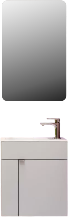 Мебель для ванной комнаты KERAMA MARAZZI 50 белая глянцевая