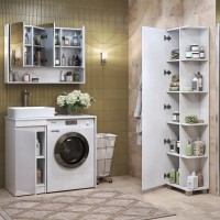 Мебель для ванной комнаты Vigo Urban 40 напольная, 1 дверка, белая, раковина Urban 50