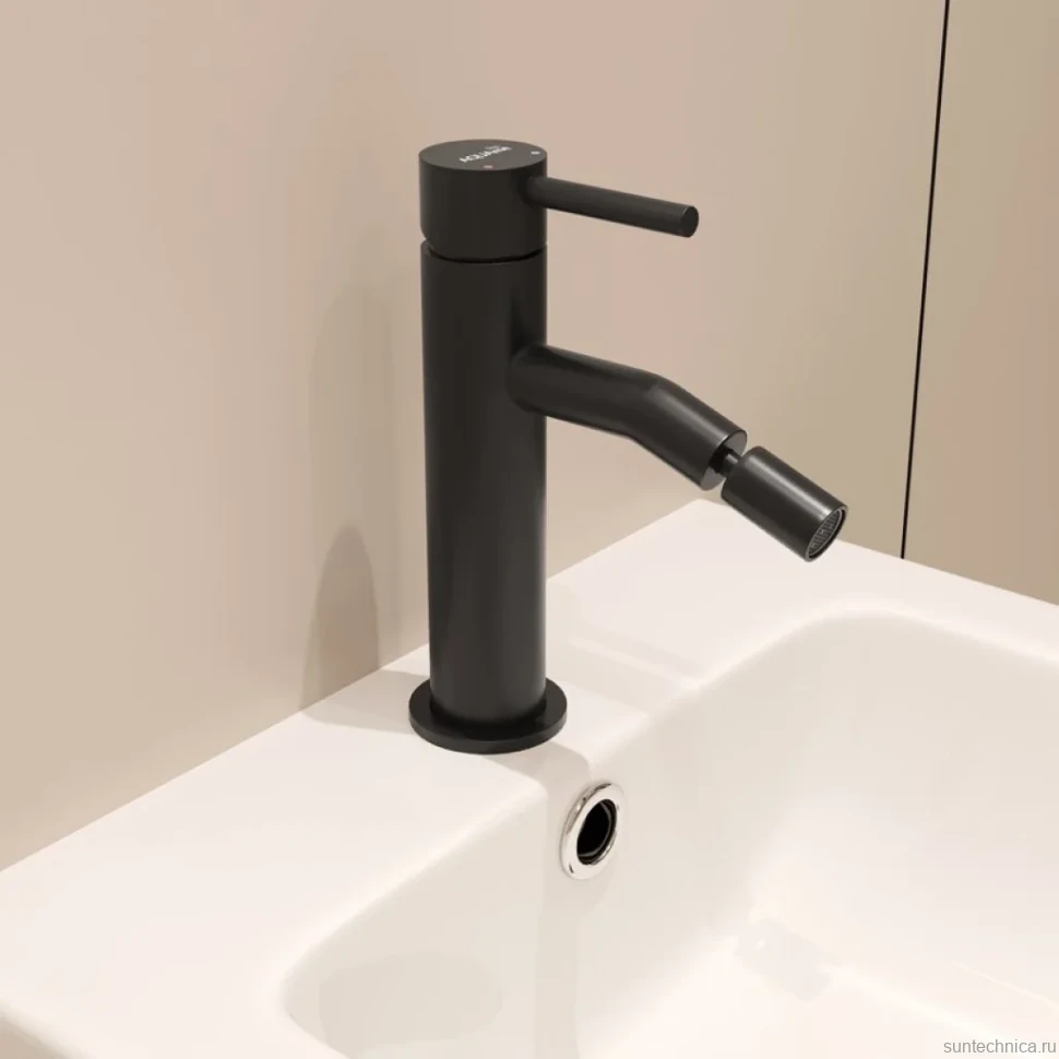Смеситель для биде AQUAme Siena AQM6216MB черный матовый