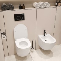 Смеситель для биде AQUAme Siena AQM6216MB черный матовый