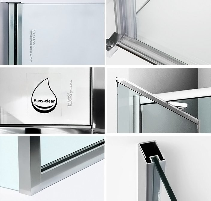 Душевой уголок Wasserkraft Salm 27I17 100x80 см