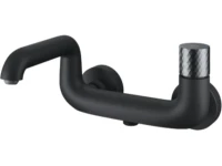 Смеситель для ванны с душем IDDIS Twist TWIBLBTi02WA черный матовый