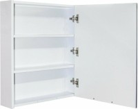 Зеркало-шкаф Mixline Байкал 60 подвесной, без полок, белый, правый