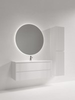 Мебель для ванной комнаты Sancos Snob R 120 Bianco, раковина CN7028