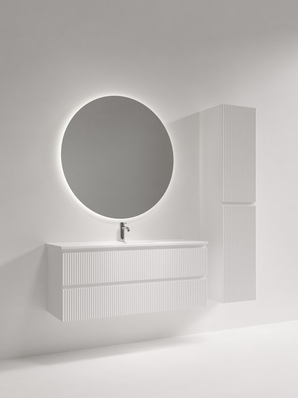 Мебель для ванной комнаты Sancos Snob R 120 Bianco, раковина CN7028