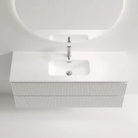 Мебель для ванной комнаты Sancos Snob R 120 Bianco, раковина CN7028