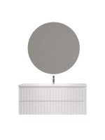 Мебель для ванной комнаты Sancos Snob R 120 Bianco, раковина CN7028