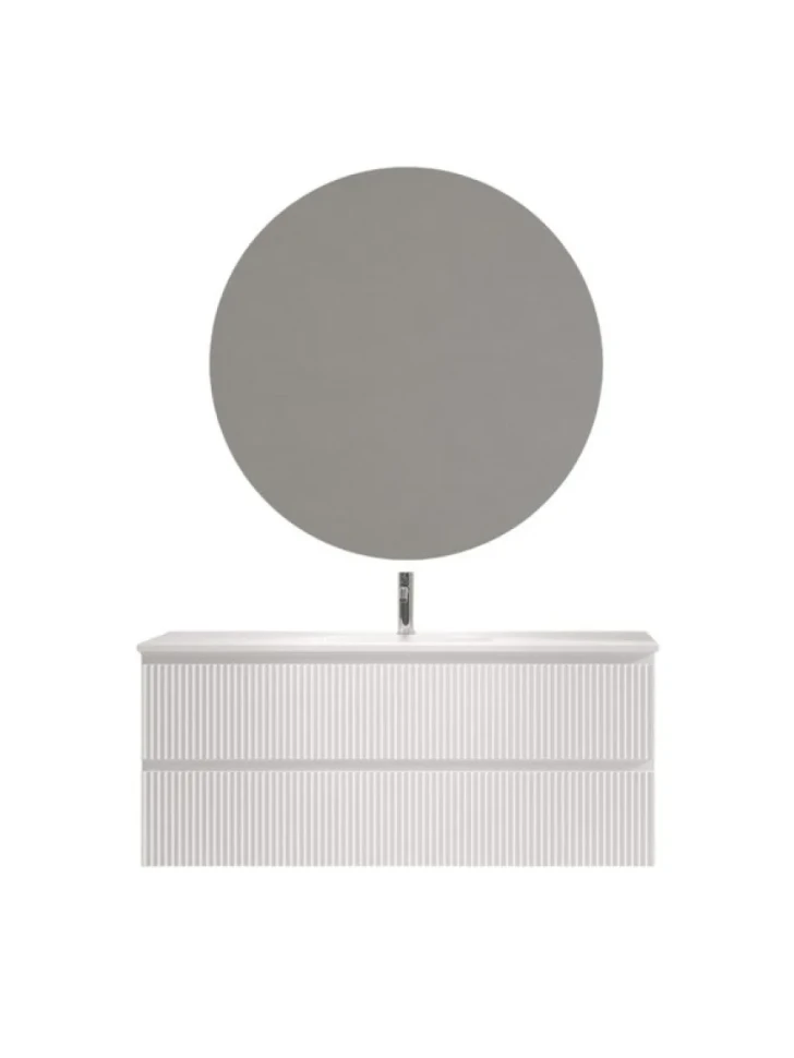 Мебель для ванной комнаты Sancos Snob R 120 Bianco, раковина CN7028