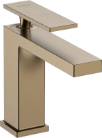 Смеситель для раковины Hansgrohe Tecturis E 110 73010140 шлифованная бронза