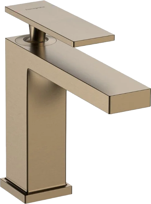 Смеситель для раковины Hansgrohe Tecturis E 110 73010140 шлифованная бронза