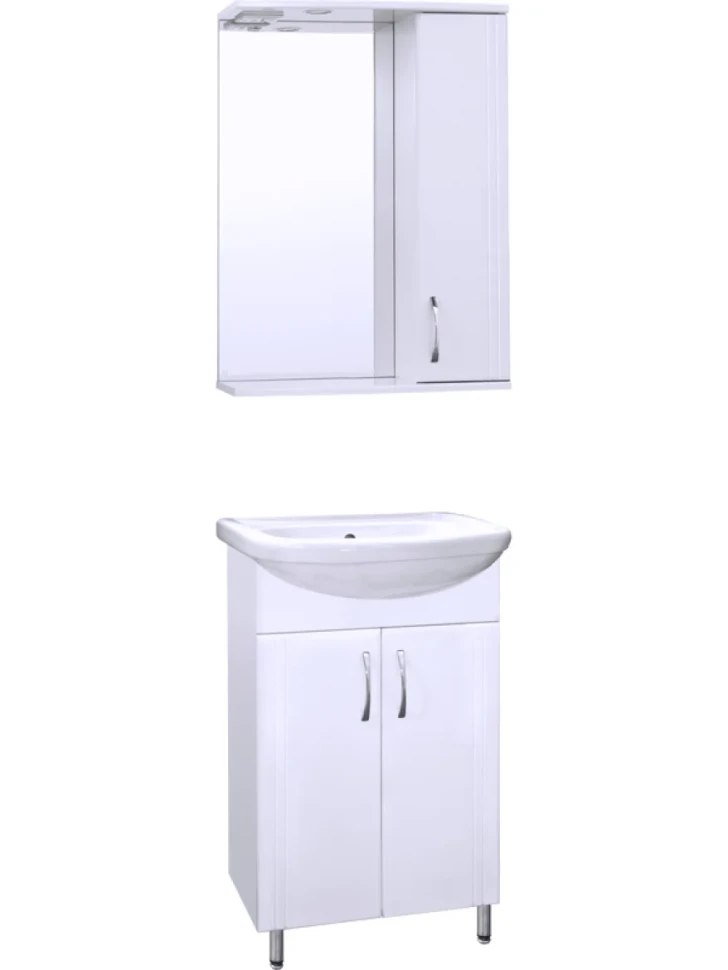 Мебель для ванной комнаты Style Line Эко Стандарт №9 55 белая