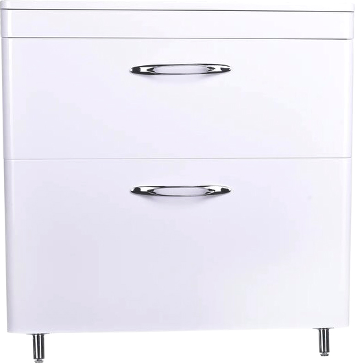 Тумба под раковину Style Line Каре 80 напольная, Люкс Plus, белая