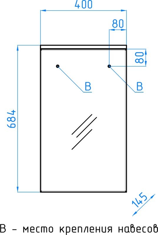 Мебель для ванной комнаты Style Line Compact 40 Люкс, черная