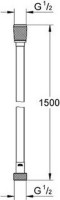 Душевой шланг Grohe Silverflex 28364001
