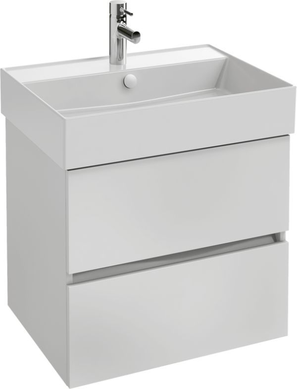 Тумба с раковиной Jacob Delafon Tolbiac 60 белый лак