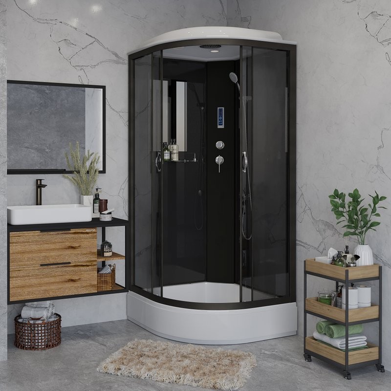 Душевая кабина Niagara Classic NG-6501-14P 90x90 см, с подсветкой и FM-радио