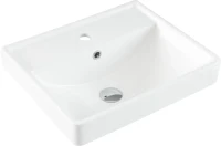 Тумба с раковиной Aquanet Ирис new 50 подвесная, 1 ящик, 2 дверцы