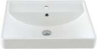 Тумба с раковиной Aquanet Ирис new 50 подвесная, 1 ящик, 2 дверцы