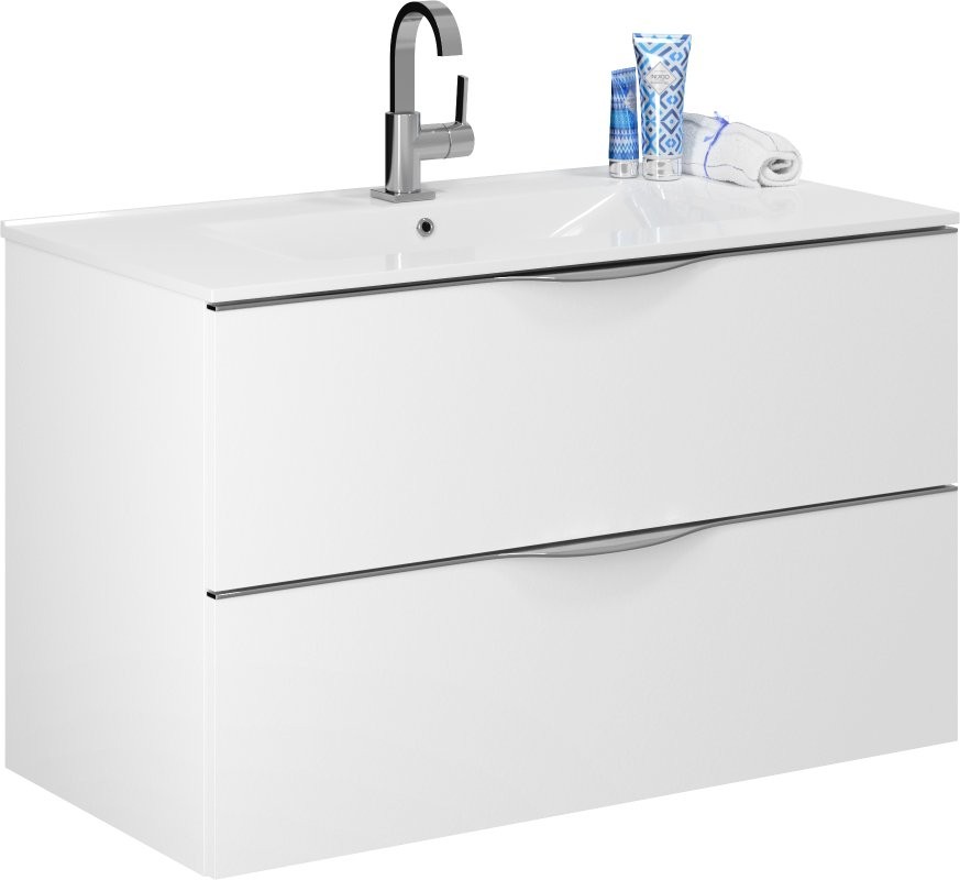 Тумба с раковиной Vod-Ok Марко 90 белая