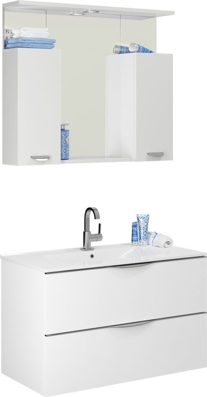 Тумба с раковиной Vod-Ok Марко 90 белая