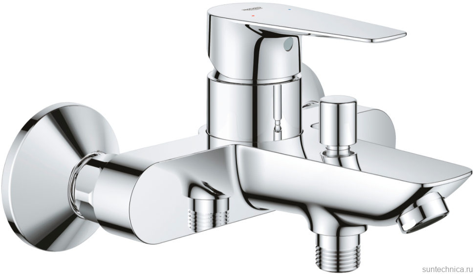 Душевой комплект Гарнитур Grohe Tempesta Cosmopolitan 26084002 + Смеситель BauEdge 23604001