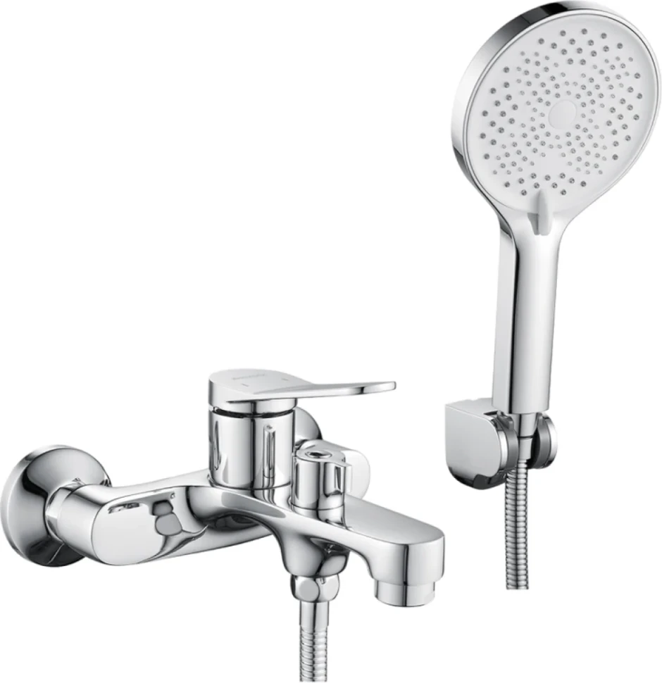 Смеситель для ванны с душем Shevanik S6202 хром