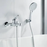 Смеситель для ванны с душем Shevanik S6202 хром Смеситель для ванны с душем Shevanik S6202 хром