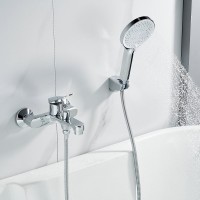 Смеситель для ванны с душем Shevanik S6202 хром