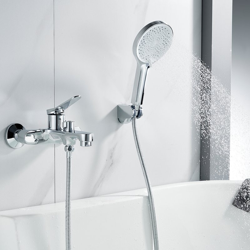 Смеситель для ванны с душем Shevanik S6202 хром