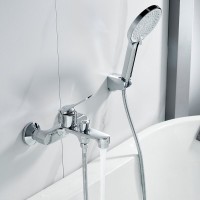 Смеситель для ванны с душем Shevanik S6202 хром