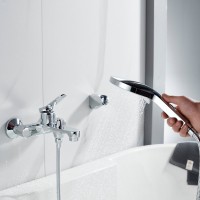 Смеситель для ванны с душем Shevanik S6202 хром