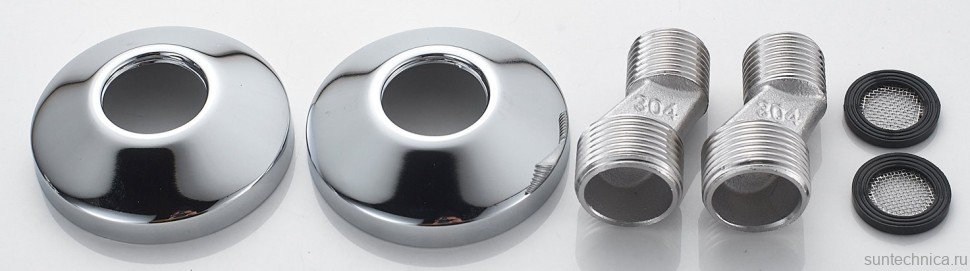 Смеситель для ванны с душем Shevanik S6202 хром