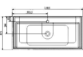 Мебель для ванной комнаты Bellezza Лоренцо 100 белая