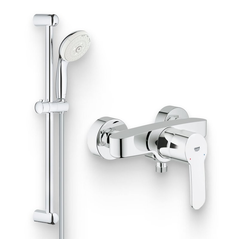 Душевой комплект Смеситель для душа Grohe Eurostyle Cosmopolitan 33590002 + Гарнитур Tempesta New 27794001