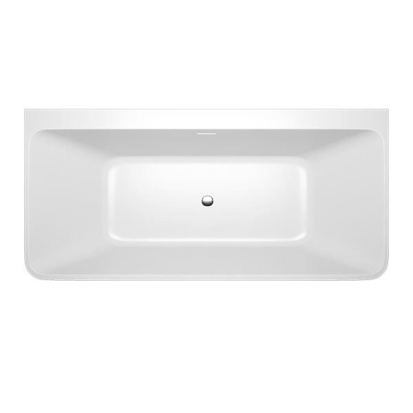 Акриловая ванна Ravak Freedom XC00D00041 170x80 см, пристенная, белая, на ножках, со сливом-переливом