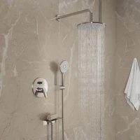 Душевой комплект Milardo Rora RORSB02M67 С ВНУТРЕННЕЙ ЧАСТЬЮ, хром