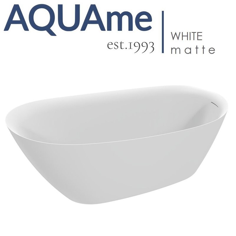 Ванна AQUAme акриловая отдельностоящая AQM3503MW