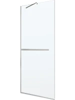 Душевая перегородка Maybahglass MGD-720-5у 69 см, профиль матовый хром, стекло прозрачное