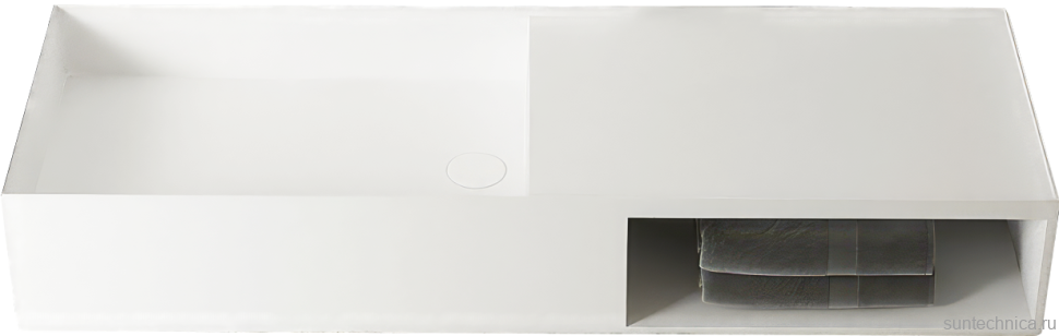 Раковина Vincea VWB-6S180MW 80 матовая белая
