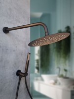 Душевой комплект AltroBagno Unione AltroBagnoUnione040107MB С ВНУТРЕННЕЙ ЧАСТЬЮ, матовый черный