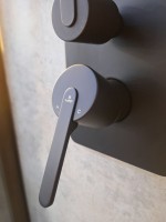 Душевой комплект AltroBagno Unione AltroBagnoUnione040107MB С ВНУТРЕННЕЙ ЧАСТЬЮ, матовый черный