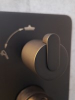 Душевой комплект AltroBagno Unione AltroBagnoUnione040107MB С ВНУТРЕННЕЙ ЧАСТЬЮ, матовый черный