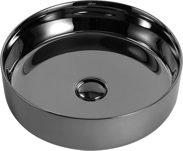 Накладная раковина Abber Bequem AC2109GS серебро