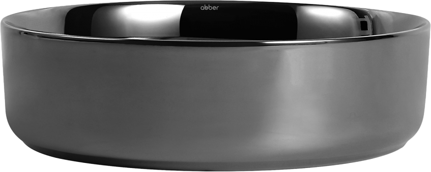 Накладная раковина Abber Bequem AC2109GS серебро