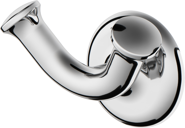 Крючок AM.PM Like A8035600 глянцевый хром, на шурупах