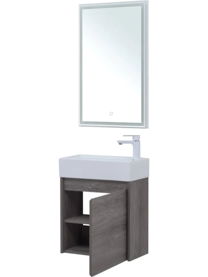 Мебель для ванной комнаты Aquanet Nova Lite 50 дуб рошелье